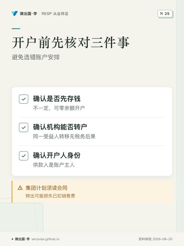 开户前先核对三件事;避免选错账户安排;确认是否先存钱;确认机构能否转户;确认开户人身份;集团计划须读合同