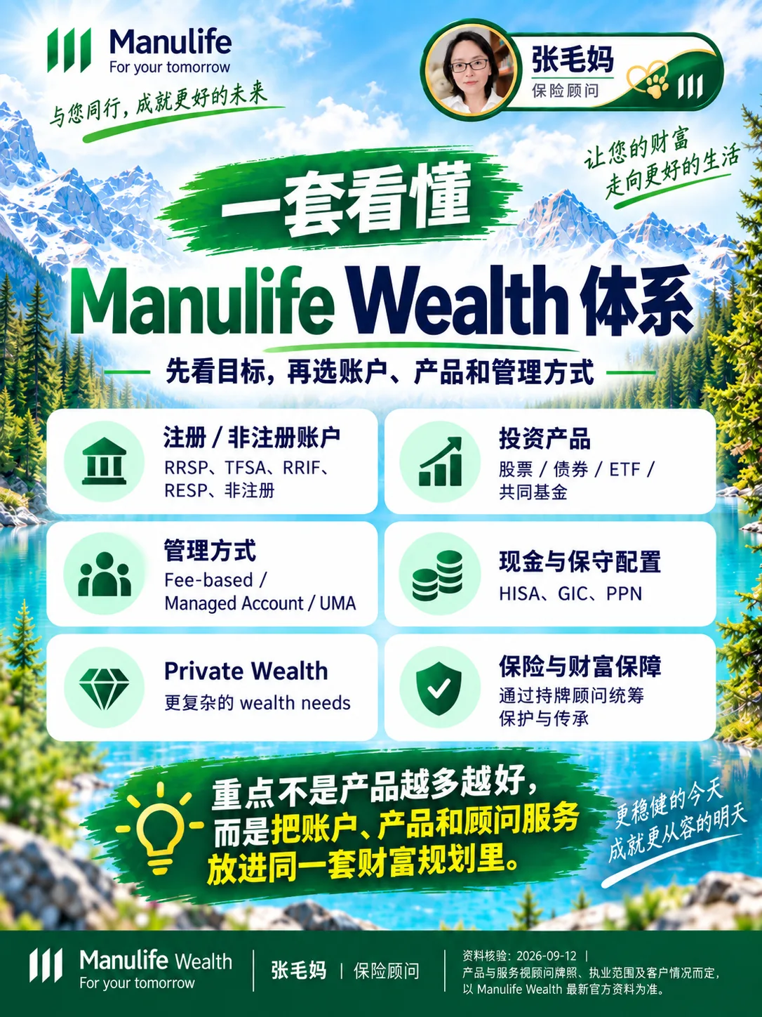 把账户、投资产品、管理方式和家庭目标放在同一张图上