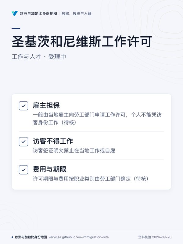 圣基茨和尼维斯工作许可;工作与人才 · 受理中;雇主担保;访客不得工作;费用与期限