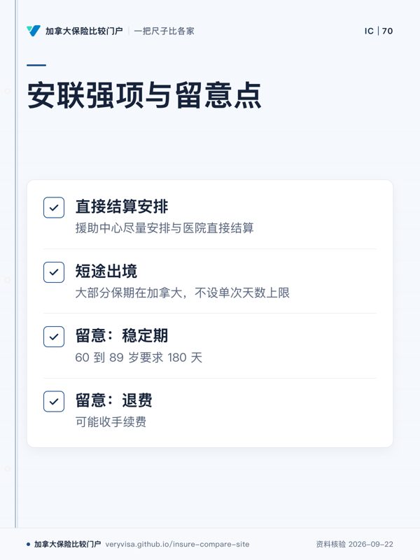 安联强项与留意点;直接结算安排;短途出境;留意:稳定期;留意:退费